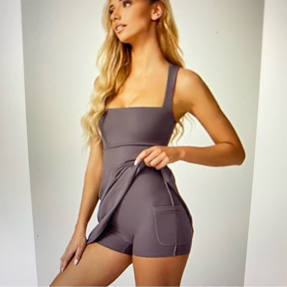 Gray Sleeveless Women's Dress